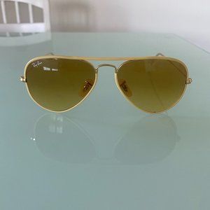 Women's RAYBAN Aviators - Pastel Yellow